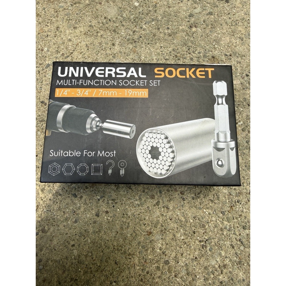 Hanpure Universal Socket Wrench 7-19mm Multi-Function Tool Drill Adapter Set